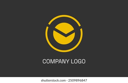 Logotipo de círculo elegante y moderno