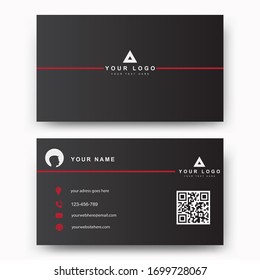 Plantillas de tarjetas de presentación de vectores modernos creativos y elegantes