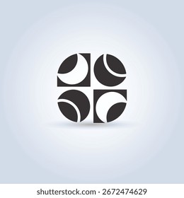 Creative elegant startup company logo design template