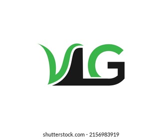 Creative Elegant VLG Letter Logo Design Idee Konzept Vektorsymbol Illustration.