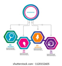 creative element infographic data timeline template element.diagram.chart data.workflow.marketing.isolated on white background