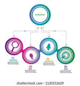 creative element infographic data timeline template element.diagram.chart data.workflow.marketing.isolated on white background