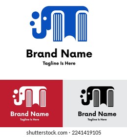 Creative Elephant book logo design

