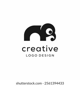 Creative Elephant Vector Logo Design Inspiration