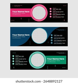 Creative Email Signature Design for modern business