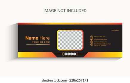 creative email signature design template
