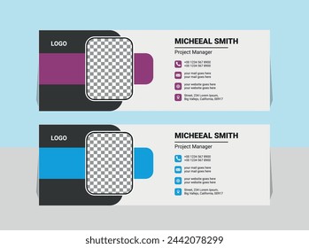 Creative Email Signature Design Template