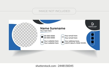 Diseño de firma de correo electrónico creativo para su empresa
