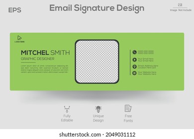 Creative Email Signature Template Design.