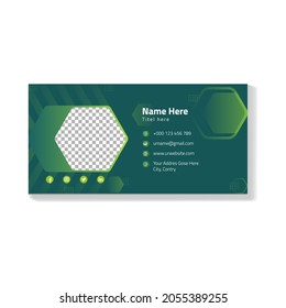 Creative Email Signature Template Design