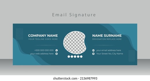 Creative Email Signature Template Design