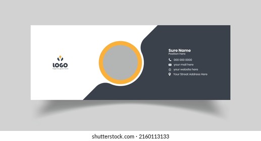 Creative Email signature Template Design