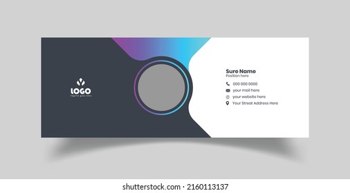 Creative Email signature Template Design