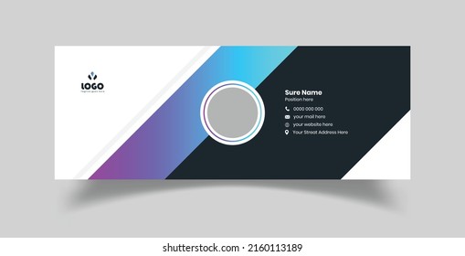 Creative Email signature Template Design