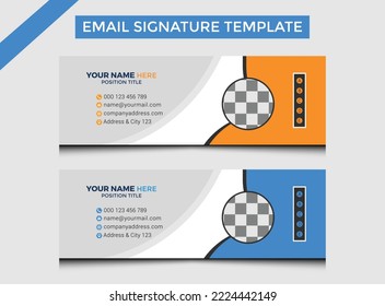 Creative Email Signature Template Design