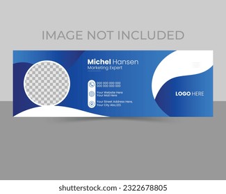 Creative E-mail Signature Template Design