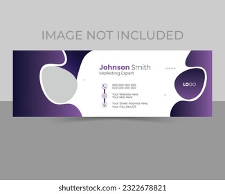 Creative E-mail Signature Template Design