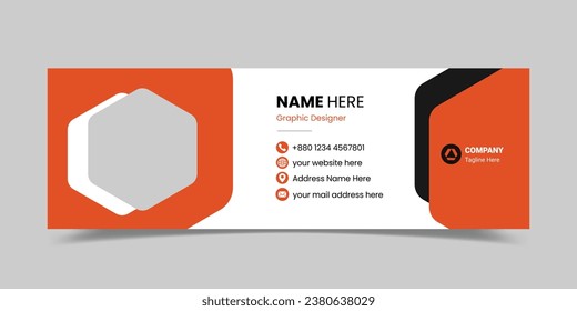 Creative Email Signature Template Design