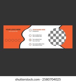 creative email signature template  design