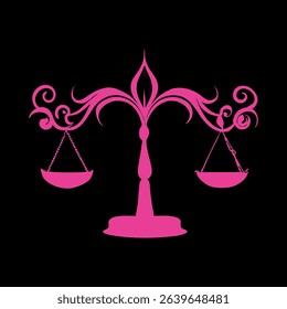 A creative emblem featuring justice scales rooted in ivy, blending classic legal imagery with organic, plant-based symbolism.