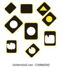 Creative engineering box tick sign vector logo, logotype icon