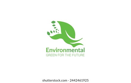 Entorno creativo naturaleza y cuidado diseño del logotipo.