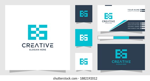 Creative es letter logo design