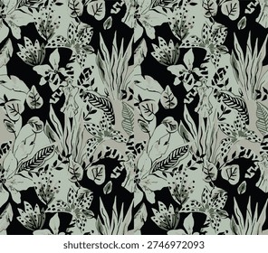 Creative ethnic style vector seamless pattern. Unique geometric vector swatch. Perfect for screen background, site backdrop, wrapping paper, wallpaper, textile and surface design. Trendy boho tile.