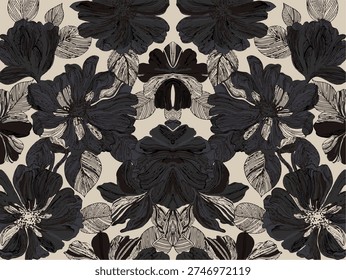 Creative ethnic style vector seamless pattern. Unique geometric vector swatch. Perfect for screen background, site backdrop, wrapping paper, wallpaper, textile and surface design. Trendy boho tile.
