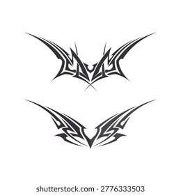 Creative ethnic tribal logo design featuring abstract patterns and traditional symbolic meanings