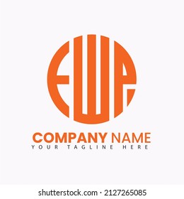 diseño creativo del logotipo EWP alta resolución