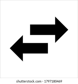 Creative Exchange icon in trendy flat style