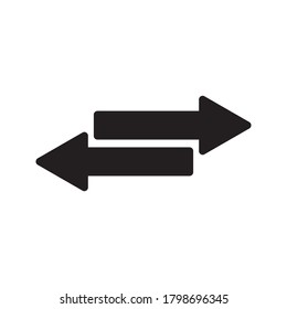 Creative Exchange icon in trendy flat style on white background