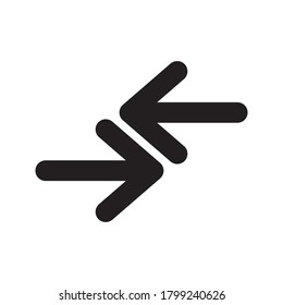 Creative Exchange icon in trendy flat style on white background