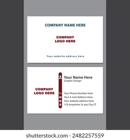 Creative Exclusive Editing Business Card Design Double-Sided Template