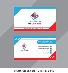 Creative Exclusive Editing Double-Sided Business Card Design