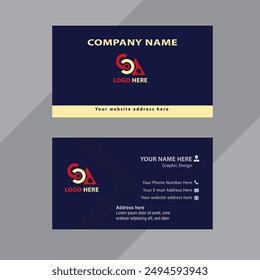 Creative Exclusive Editing Double-Sided Business Card Design