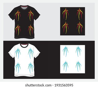 creative and exclusive t shirt design vector