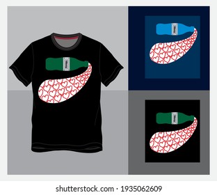 creative and exclusive t shirt design vector