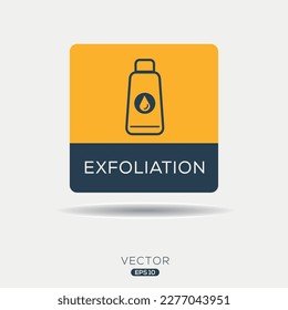 Creative (Exfoliation) Icon, Vector sign.