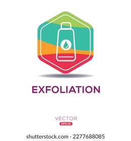 Creative (Exfoliation) Icon, Vector sign.