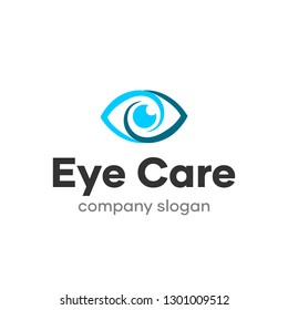 Creative Eye Care Vector Logo Design Idea