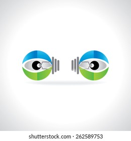 creative eye concept idea 