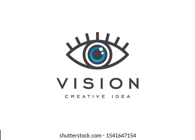 Creative Eye Concept Logo Design Template