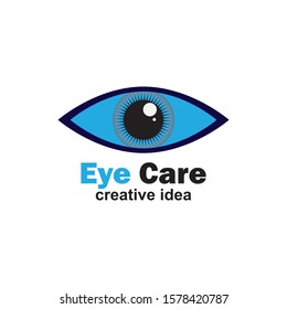 Creative Eye Concept Logo Design Template
