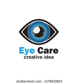 Creative Eye Concept Logo Design Template
