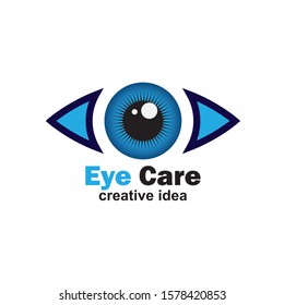 Creative Eye Concept Logo Design Template
