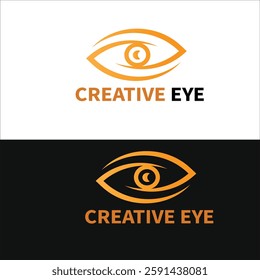 creative eye logo design template
