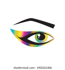 Creative eye logo design vector template