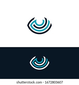 diseño vectorial del icono creativo de los ojos